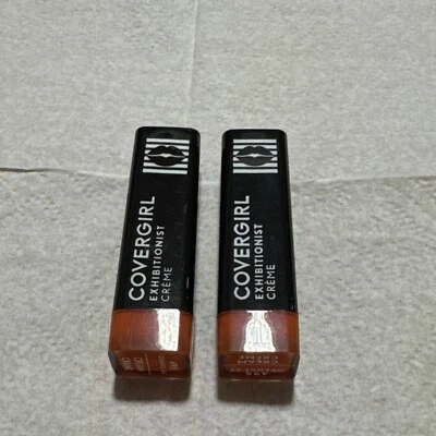 Covergirl Exhibitionist Creme Lipstick Lip Color # 495 Orange AF Sealed New - Image 1 of 3