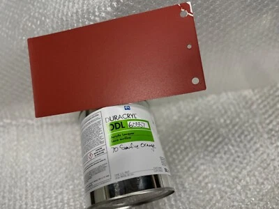 Mopar Orange Suede Dash Lacquer PPG Duracryl Dodge Plymouth paint Challenger GTX - Image 1 of 3