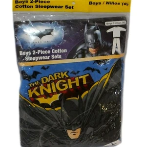Batman The Dark Night 2 piece Sleepwear boy size 8 10 Pajamas Set New 2008 - Picture 1 of 3