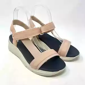 Nuovo sandalo Hispanitas Brenda platform zeppa Soho cammeo rosa taglia 38/7,5 - Foto 1 di 10