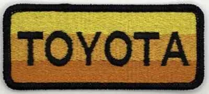 Toyota Motorsports Racing Truck Car Vintage Style Retro 4in Patch Iron / Sew-On - Picture 1 of 2