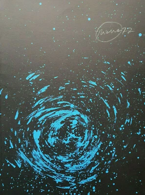 Otto Piene 1977 3. Erker Treffen Lithografie auf Bütten Dat & num & handsigniert - Bild 1 von 4