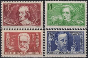 FRANCE CHOMEURS INTELLECTUELS N° 330/333 NEUFS ** SANS CHARNIERE - COTE 75 € - Imagen 1 de 2