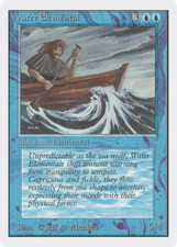 Water Elemental X (4) Unlimited - NM - (RM) 4RCards