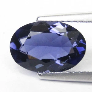 2.17Cts Fantastic Iolite Violet Color Collection Oval Shape Loose Gemstone - Picture 1 of 5