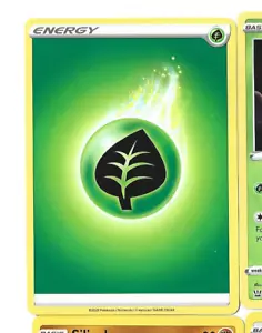 GRASS ENERGY - Pokemon Sword & Shield - Base Set ( o ) - Picture 1 of 1