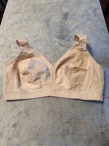 Playtex 18-Hour Original Comfort Strap Wirefree Bra Style 4593 44C Beige - Picture 1 of 3