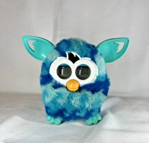 FURBY BOOM 2012 Hasbro Blue Aqua Waves-DIED-For parts only or repair. Corrosion - Picture 1 of 8