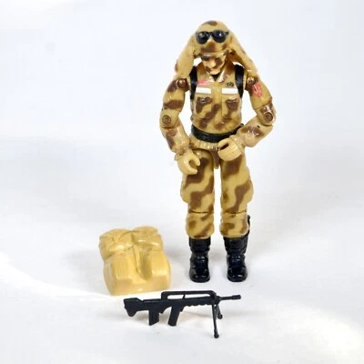 Figura de colección 1985 GI Joe Dusty V1 completa (100 % e ininterrumpida) Foto 1 de 4