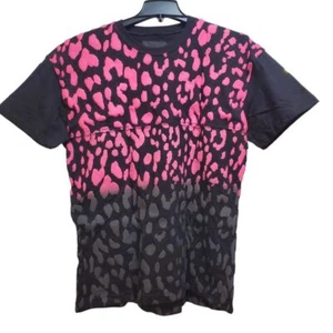 Spirit Jersey Unisex Oversize T-Shirt Gr. XS Streetwear Lackdruck Neon Pink - Bild 1 von 5