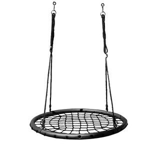 Kids Adult 40" Outdoor Spider Web Nest Tree Swing Hanging Seat Play Equipment - Picture 1 of 15