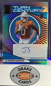 2024 Panini Donruss Elite JaTAVION SANDERS Turn of the Century RC AUTO /499 - Bild 1 von 1