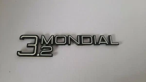 FERRARI 3.2 MONDIAL rear emblem 130 x 30 millimeters ORIGINAL #61835000 - Foto 1 di 2