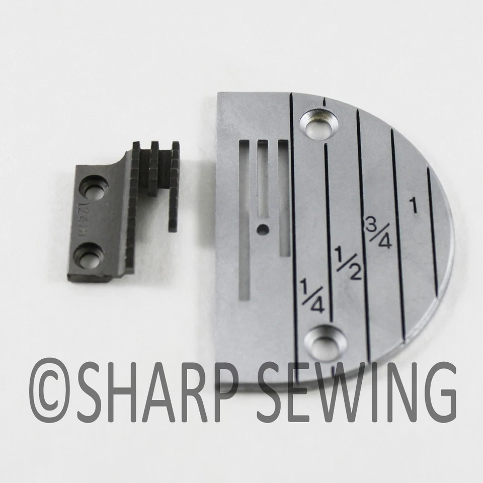 PLACA DE AGUJA 12482LG y alimentador 12481 - se adapta a CONSEW 205RB  Foto 1 de 1