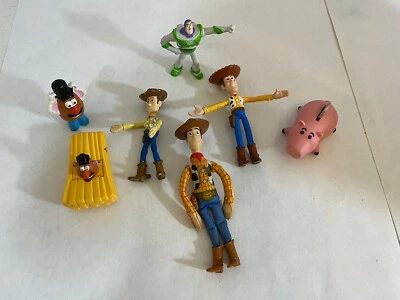 Toy Story Burger King and McDonalds Toys Woody Ham Mr. Potato Head Vintage - Image 1 of 2