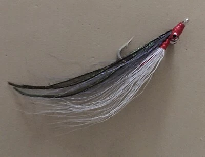 One Clouser Minnow Fly negro/blanco - gancho talla 1 Foto 1 de 2