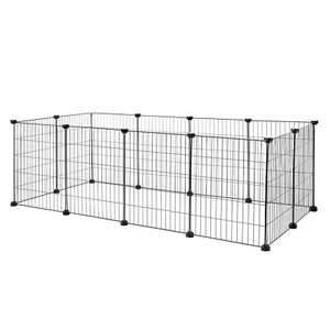 lionto Recinto descubierto metal animales pequeños jaula roedores ampliable - Imagen 1 de 6