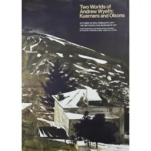 Andrew Wyeth Vintage 1977 Original Limited Edition MET Exhibition Pigment Print - Picture 1 of 4
