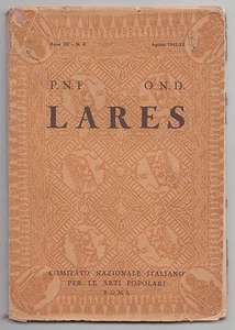ARTE POPOLARE LARES ANNO XIII N. 4 1942- L3634 - Imagen 1 de 1