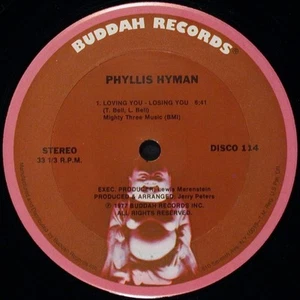Phyllis Hyman, Loving You - Losing You, (12", Promo), VG, 3614722545 - Picture 1 of 2