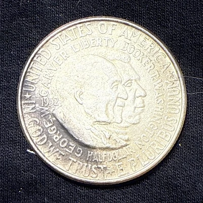 1952 Carver Washington Commemorative Silver Half Dollar - Image 1 of 4