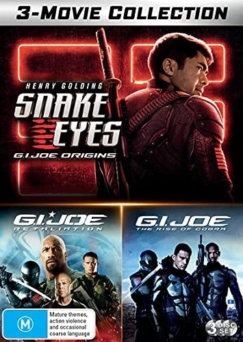 G.I. Snake Eyes: G.I. Joe Origins / Retaliation / Rise of Cobra DVD | Region 4 - Image 1 of 1