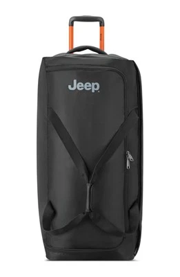 Jeep JS009D Two Wheel Rolling Travel Duffle Bag Black 31” BRAND NEW SHIPS ASAP - Image 1 of 4