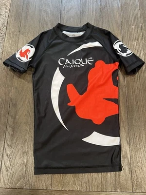 Camisa de compresión grande Caique Jiu Jitsu Rashguard para niños Foto 1 de 2