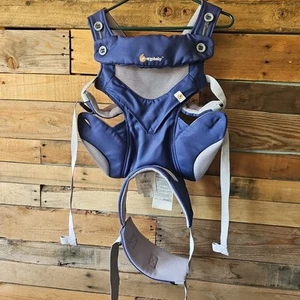 Ergobaby 4 Four Position 360 Cool Air Baby Carrier French Blue BC360PNAVY Ergo - Picture 1 of 8