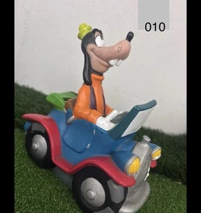 VTG Walt Disney Goofy Piggy Bank Driving a Car Coin Missing Stopper - Picture 1 of 6