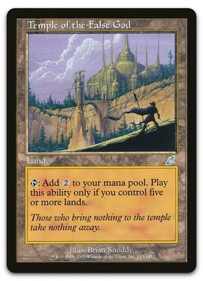 Temple of the False God #143 (NM) Scourge SCG Magic MTG - Image 1 of 2