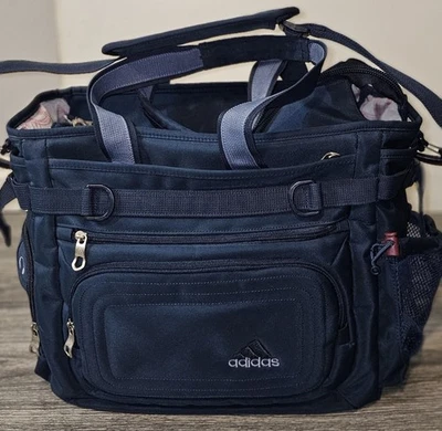 Adidas Load Spring Bolso Para Mujer Grande Azul Moderno Deportivo Bolso de Hombro Damas Foto 1 de 4