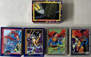 Skybox DC 1993 3 juegos completos: equipos cósmicos, líneas de sangre, lote Return of Superman - Imagen 1 de 12