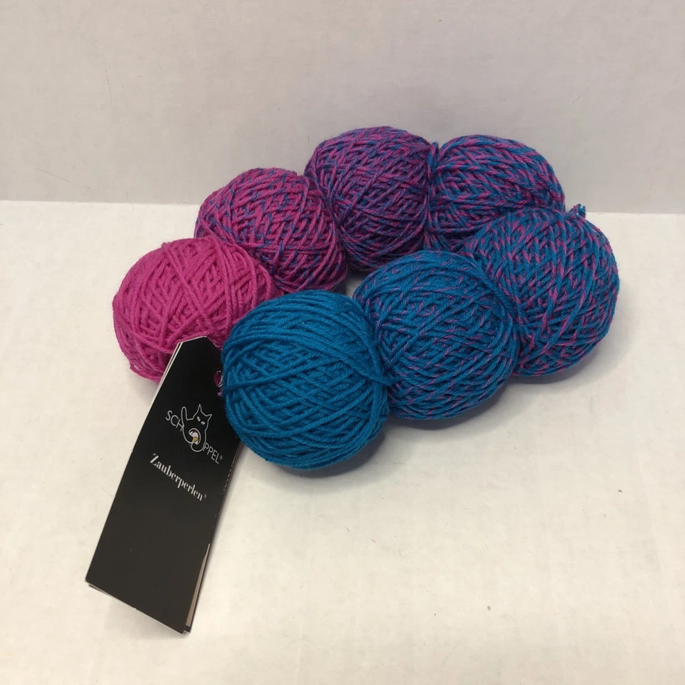 7 Ball Gradient Set of Schoppel ZAUBERPERLEN Yarn Color #2414 - Image 1 of 3