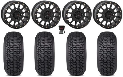 System 3 SB-5 14" Wheels Black 30" Regulator 2 Tires Polaris Sportsman / RZR / - Image 1 of 4