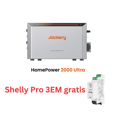 Jackery HomePower 2000 Ultra Balkonkraftwerk Speicher AC 1500W On Off Grid - Bild 1 von 4