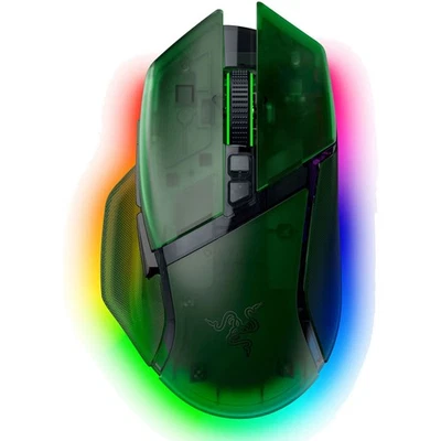 RAZER Basilisk V3 Pro 35K Edition Gaming-Maus Funk Bluetooth USB Phantom Green  - Bild 1 von 4
