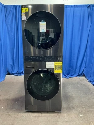 Secador elétrico bomba de calor sem ventilação LG WashTower WKHC252HBA (MSRP: US$ 3099) 1181 - Imagem 1 de 4