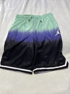 NWT Boy’s Nike Jordan Green, Purple, Black Size XL Basketball Shorts $40 - Picture 1 of 9