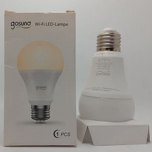 Bombilla LED GOSUND Wi-Fi 8W RGB W E27 800Lm 2700K atenuación funciona con Alexa y Google - Imagen 1 de 9