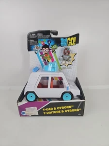 DC Comics Teen Titans Go! Cyborg & T-Car Figure Play Set 2016 Mattel - Picture 1 of 7