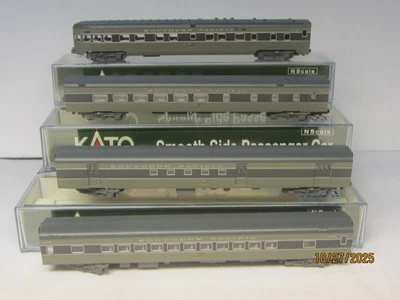 N KATO 4 CAR PASSENGER SET A SP LARK OBS SET A RPO OBS DINER COACH ONE OF THREE - Image 1 of 4
