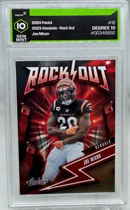 Joe Mixon 2023 Absolute Football Rock Out #18 Cincinnati Bengals DGS 10 gemas como nuevo - Imagen 1 de 6