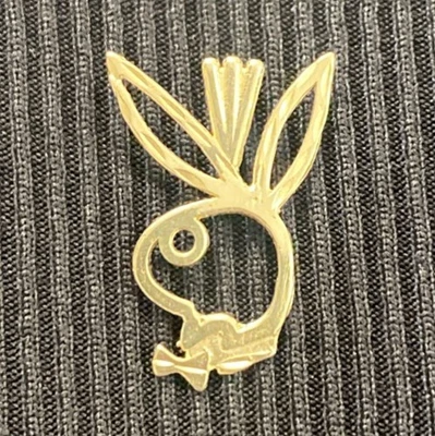 Playboy Bunny 14k Yellow Gold Pendant - Image 1 of 4