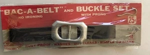 Lotto 12 kit fibbie cintura Bac-A vintage anni 50 - sigillo pulizia buono originali - Foto 1 di 7