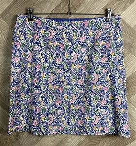BODEN Paisley Blue/Pink/Green Skirt Lined Size 18 Long Lined Pockets - Picture 1 of 22