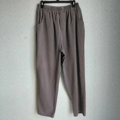 Pantalones de mezclilla informales de colección Bobbie Brooks para mujer 30x29 cintura elástica gris Foto 1 de 4