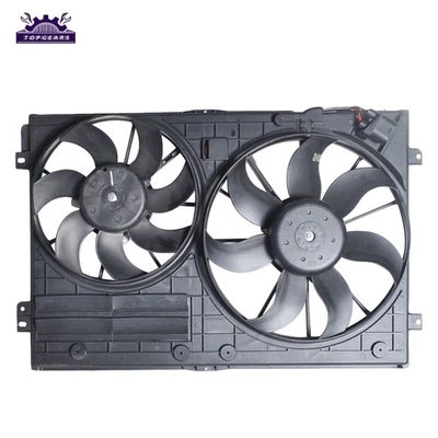 Dual Radiator Cooling Fan For Audi A3 TT Quattro 2.0L 2009 2010-2017 1K0959455EA - Image 1 of 4