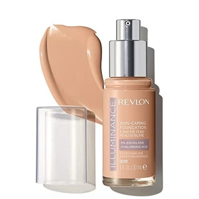 Revlon Illuminance Skin-Caring Liquid Foundation, Hyaluronic Acid, Hydrating... - Image 1 of 4