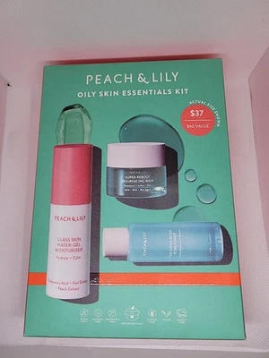 PEACH & LILY SET ♡ Oily Skin Essentials Kit Toner Moisturizer Resurfacing Mask  - Image 1 of 4